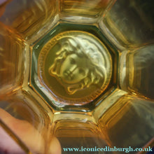 Load image into Gallery viewer, PAIR: Rosenthal Versace MEDUSA Limiere Rhapsody Amber Whisky Glasses
