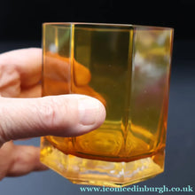Load image into Gallery viewer, PAIR: Rosenthal Versace MEDUSA Limiere Rhapsody Amber Whisky Glasses
