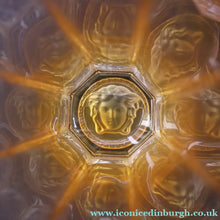 Load image into Gallery viewer, PAIR: Rosenthal Versace MEDUSA Limiere Rhapsody Amber Tall Highball Glasses
