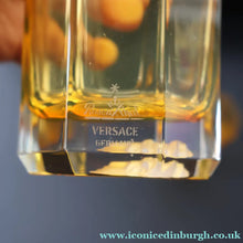 Load image into Gallery viewer, PAIR: Rosenthal Versace MEDUSA Limiere Rhapsody Amber Tall Highball Glasses
