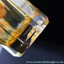 Load image into Gallery viewer, PAIR: Rosenthal Versace MEDUSA Limiere Rhapsody Amber Tall Highball Glasses
