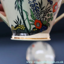 Load image into Gallery viewer, PAIR OF Royal Cauldron Clare de Lune. Lidded Cups, Saucers and Side Plate
