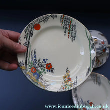 Load image into Gallery viewer, PAIR OF Royal Cauldron Clare de Lune. Lidded Cups, Saucers and Side Plate
