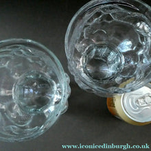 Load image into Gallery viewer, 1960s Lars Hellsten Swedish Glass Skruf Pair Beer Man Glasses
