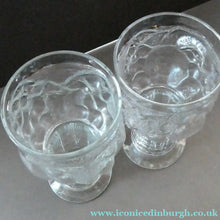 Load image into Gallery viewer, 1960s Lars Hellsten Swedish Glass Skruf Pair Beer Man Glasses
