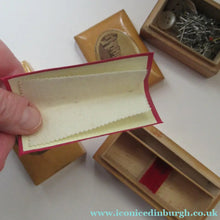 Load image into Gallery viewer, Pair of Victorian Mauchline Ware Boxes. Hollyrood Palace and Falkland Palace
