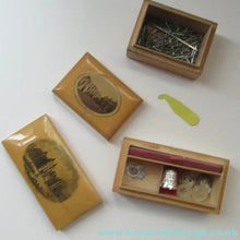 Load image into Gallery viewer, Pair of Victorian Mauchline Ware Boxes. Hollyrood Palace and Falkland Palace
