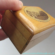 Load image into Gallery viewer, Pair of Victorian Mauchline Ware Boxes. Hollyrood Palace and Falkland Palace
