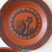 Load image into Gallery viewer, PAIR OF Vintage 1960s SCOTTIE WILSON Small Plates for ROYAL WORCESTER. Each 6 1/4 inches
