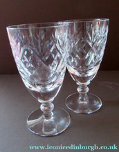 Load image into Gallery viewer, 1950s Edinburgh Crystal Wine Glasses Lochiel

