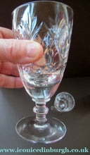 Load image into Gallery viewer, 1950s Edinburgh Crystal Wine Glasses Lochiel

