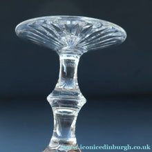 Load image into Gallery viewer, PAIR OF Vintage Edinburgh Crystal LARGE Water (or Red Wine) Goblet.  STAR OF EDINBURGH Pattern. 7 1/4 inches
