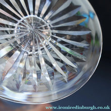 Load image into Gallery viewer, PAIR OF Vintage Edinburgh Crystal LARGE Water (or Red Wine) Goblets. STAR OF EDINBURGH Pattern. 7 1/4 inches - VINTAGE
