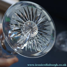 Load image into Gallery viewer, PAIR OF Vintage Edinburgh Crystal LARGE Water (or Red Wine) Goblets. STAR OF EDINBURGH Pattern. 7 1/4 inches - VINTAGE
