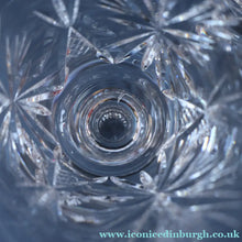 Load image into Gallery viewer, PAIR OF Vintage Edinburgh Crystal LARGE Water (or Red Wine) Goblet.  STAR OF EDINBURGH Pattern. 7 1/4 inches
