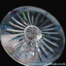 Load image into Gallery viewer, PAIR OF Vintage Edinburgh Crystal LARGE Water (or Red Wine) Goblet.  STAR OF EDINBURGH Pattern. 7 1/4 inches
