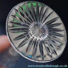Load image into Gallery viewer, Pair of Vintage Edinburgh Crystal Tall CHAMPAGNE Flute Glasses. SYMPHONY PATTERN. 8 1/2 inches 
