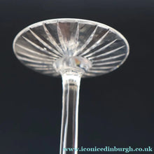 Load image into Gallery viewer, Pair of Vintage Edinburgh Crystal Tall CHAMPAGNE Flute Glasses. SYMPHONY PATTERN. 8 1/2 inches 
