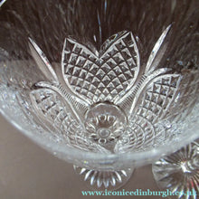 Load image into Gallery viewer, Edinburgh Crystal Millemmium Large Wine Glasses Etched Mark
