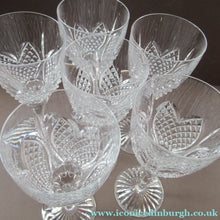 Load image into Gallery viewer, Edinburgh Crystal Millemmium Large Wine Glasses Etched Mark
