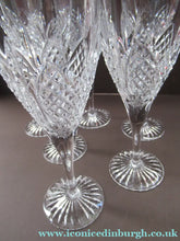 Load image into Gallery viewer, Edinburgh Crystal Millemmium Large Wine Glasses Etched Mark
