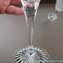 Load image into Gallery viewer, Edinburgh Crystal Millemmium Large Wine Glasses Etched Mark
