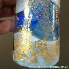 Load image into Gallery viewer, PAIR of Vintage ISLE OF WIGHT Slender Cylinder Vases. 5 1/4 inches in height
