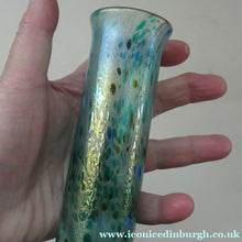 Load image into Gallery viewer, PAIR of Vintage ISLE OF WIGHT Slender Cylinder Vases. 5 1/4 inches in height
