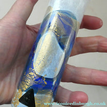 Load image into Gallery viewer, PAIR of Vintage ISLE OF WIGHT Slender Cylinder Vases. 5 1/4 inches in height
