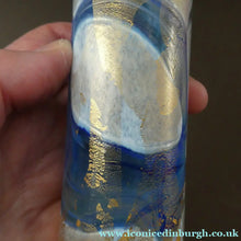 Load image into Gallery viewer, PAIR of Vintage ISLE OF WIGHT Slender Cylinder Vases. 5 1/4 inches in height
