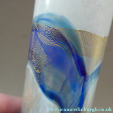 Load image into Gallery viewer, PAIR of Vintage ISLE OF WIGHT Slender Cylinder Vases. 5 1/4 inches in height
