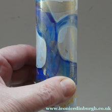 Load image into Gallery viewer, PAIR of Vintage ISLE OF WIGHT Slender Cylinder Vases. 5 1/4 inches in height
