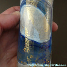 Load image into Gallery viewer, PAIR of Vintage ISLE OF WIGHT Slender Cylinder Vases. 5 1/4 inches in height
