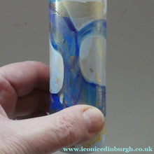 Load image into Gallery viewer, PAIR of Vintage ISLE OF WIGHT Slender Cylinder Vases. 5 1/4 inches in height
