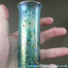 Load image into Gallery viewer, PAIR of Vintage ISLE OF WIGHT Slender Cylinder Vases. 5 1/4 inches in height
