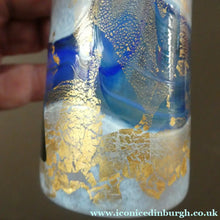 Load image into Gallery viewer, PAIR of Vintage ISLE OF WIGHT Slender Cylinder Vases. 5 1/4 inches in height
