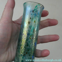 Load image into Gallery viewer, PAIR of Vintage ISLE OF WIGHT Slender Cylinder Vases. 5 1/4 inches in height
