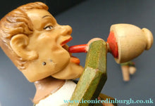 Load image into Gallery viewer, PAIR of Vintage Mid-Century Italiam ANRI Articulated Wooden Bottle Stoppers. - Vintage Bottle Stopper
