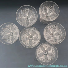 Load image into Gallery viewer, PAIR OF Vintage WATERFORD CRYSTAL "Dunmore"  White Wine or Claret Glass. 5 1/4  inches
