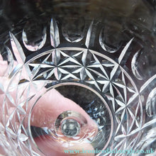 Load image into Gallery viewer, PAIR of Vintage WEBB CRYSTAL Large Liqueur Glasses. Height 4 1/4 inches (5 Pairs Available) - VINTAGE CRYSTAL GLASSES
