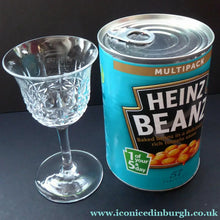 Load image into Gallery viewer, PAIR of Vintage WEBB CRYSTAL Large Liqueur Glasses. Height 4 1/4 inches (5 Pairs Available) - VINTAGE CRYSTAL GLASSES
