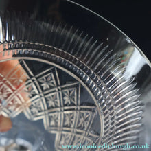 Load image into Gallery viewer, PAIR Vintage Edinburgh Crystal LARGE Red Wine Goblets. Fabulous KING JAMES Pattern. 8 1/2 inches (Code B)
