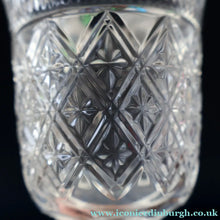 Load image into Gallery viewer, PAIR Vintage Edinburgh Crystal LARGE Water Goblets.  Fabulous KING JAMES Pattern. 9 inches (Code A)
