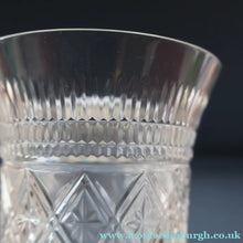 Load image into Gallery viewer, PAIR Vintage Edinburgh Crystal LARGE Water Goblets.  Fabulous KING JAMES Pattern. 9 inches (Code A)

