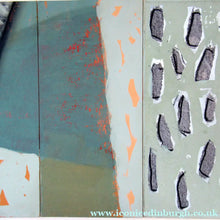 Load image into Gallery viewer, 1980s Abstract Painting Paul Burgess Camberwell of School of Art Dated 1984
