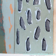 Load image into Gallery viewer, 1980s Abstract Painting Paul Burgess Camberwell of School of Art Dated 1984
