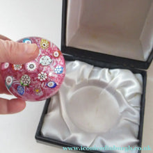 Load image into Gallery viewer, Boxed Paul Ysart Harland Paperweight Boxed with H Cane

