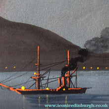 Load image into Gallery viewer, 1850s Antique PAIR OF Paintings of Naples and Vesusivus Erupting
