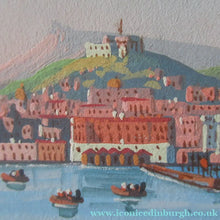 Load image into Gallery viewer, 1850s Antique PAIR OF Paintings of Naples and Vesusivus Erupting
