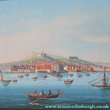 Load image into Gallery viewer, 1850s Antique PAIR OF Paintings of Naples and Vesusivus Erupting
